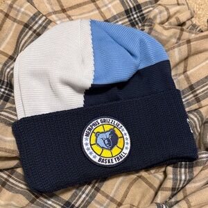 New Era Memphis Grizzlies Blue and White Beanie